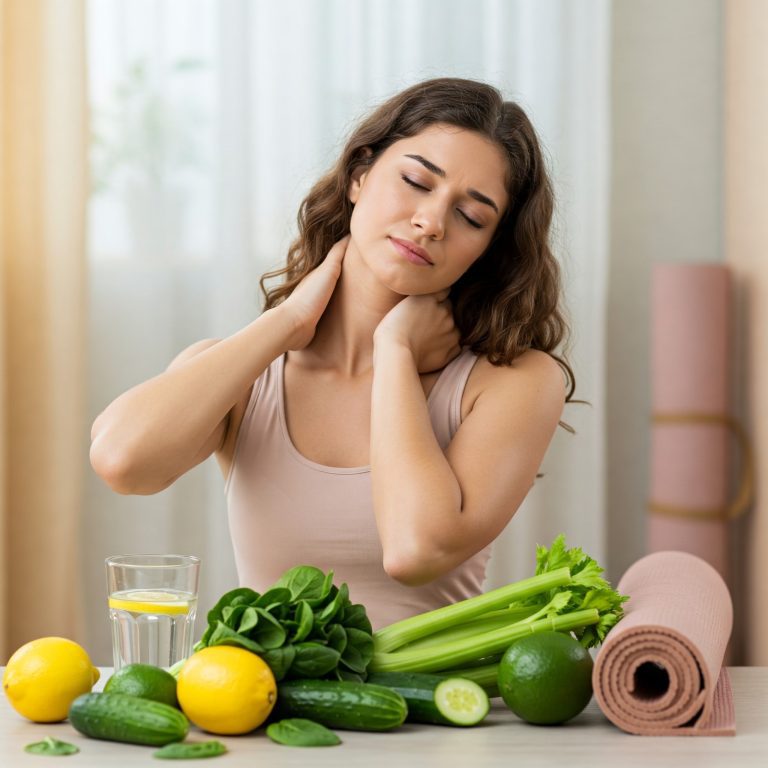 alkaline foods and yoga plan for body pain relief